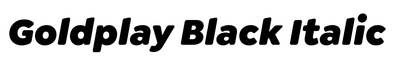 Goldplay Black Italic